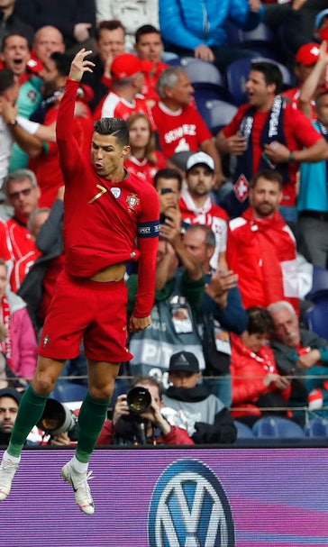 Ronaldo’s hat trick sends Portugal into Nations League final